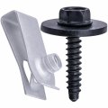 Rexka 10 Sets Fender Liner Bumper Cover Splash Shield Wheelhouse Bolt Screw U Nuts Kit For Gm 11570498 Chevrolet Camaro 