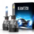 Beamtech 9005 9006 Led Fog Light Bulbs Hb3 Hb4 Bulb 32000lm 140w 6500k 30mm Heatsink Base Csp Chips Small Size Of 4 