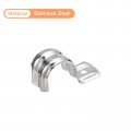 Uxcell 25pcs 13 16 Inch Rigid Pipe Straps One Hole R Shape Bracket Stainless Steel Clamp For Tube Wire Installation