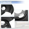 X Autohaux 1 Set Rear Brake Dust Shield Backing Plates For Ford F250 Super Duty 1999-2010 4c3z-2209-aa