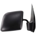 Passenger Side Door Mirror For Ford E 550 Super Duty 1992 2007 Manual Folding Non Heated Convex Glass Textured Black F4uz17682a 