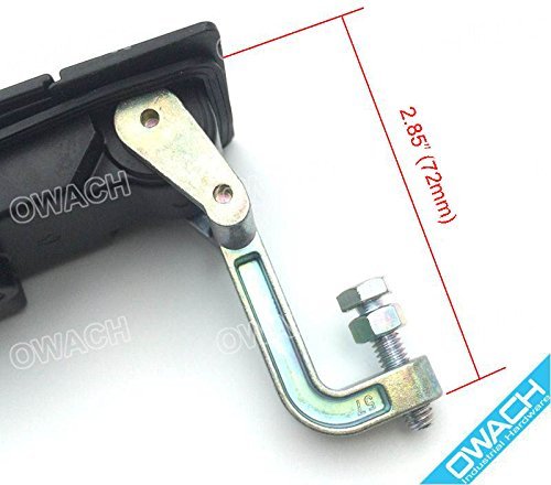 Rv Compartment Lock Trigger Latch Baggage Door With Key And Flat Bracket Adjustable Grip Range 1 77 In To 2 25 Replacement
