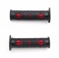 Httmt- 7 8 Both Side Universal Atvs Pwc Rubber Comfort Grips- Red Compatible With Motorcycle Hand Grips