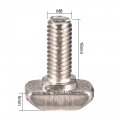 Uxcell M6x16mm T-slot Drop-in Stud Sliding Screw Bolt Carbon Steel 20pcs For 30 Series European Standard Aluminum Profile