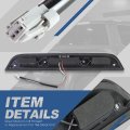 Led Third Brake Light Centre High Mount Cargo Lamp Compatible With Ford F150 F250 F350 Super Duty 15-20 Black Housing Smoke