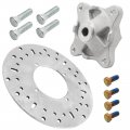 Front Wheel Hub Studs Brake Rotor Kit For Polaris Sportsman 500 800 570 400 450 600 700 Ace Etx Atp Magnum 330 Scrambler Trail