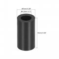 Uxcell Abs Round Spacer Washer Id 4 2mm Od 7mm L 15mm Plastic Standoff For 3d Printer Tv Wall Mounting Electrical Outlet Black