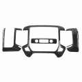 Rt-tcz For Silverado Dash Panel Trim Cover Carbon Fiber Bezel Gmc Sierra Chevy 2014 2015 2016 2017 Interior Accessories 4pcs 