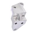 3pcs Bolt Engine Billet Post Mount Replacement For Civic Integra Crx 1988 1993 Brushed Finish Bracket Set