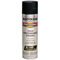 Rust-oleum Professional High Performance Enamel Spray Paint Flat Black 15-ounce 