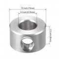 Uxcell Drill Stop 1 4 I D Stainless Steel For Set Screws Chuck Woodworking Bits Depth Holder 4pcs