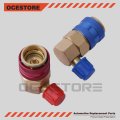 Ocestore Replace R134a Adapter 2pcs Air Conditioning Manifold Freon Quick Connectors R134a System Port Qc15 Ac Connector Hvac