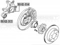 Mr418066 Arm Bushing For Rear Assembly For Mitsubishi Febest