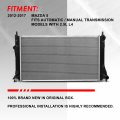 Dpi 13220 Factory Style 1-row Cooling Radiator Compatible With Mazda 5 2 5l L4 At Mt 2012-2017 Aluminum Core