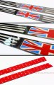 Union Jack Theme Polished Metal Entry Door Sill Trim Cover Compatible With 2007-2014 R56 R57 Mini Cooper S All Models