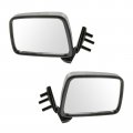 Chrome Manual Side View Mirrors Set For 1986-1997 Nissan D21 Hardbody 