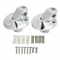 Sunvisor Support Bracket Car Sun Visor Brackets With Screw Bushing Chrome Plating Replacement For Camaro 1967a 1969
