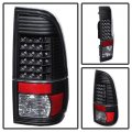 Acanii For Black 2008-2016 Ford F250 F350 F450 Superduty Led Tail Lights Brake Lamps