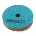 5pcs 2000 Grit 80mm Hole Diameter Sponge Diamond Polishing Polisher Pad