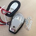 Clear Flush Mount Turn Signals Blinker Light For Universal Sportbikes Motorbike Waterproof 3 Wire Rear And Front Signal Pair 