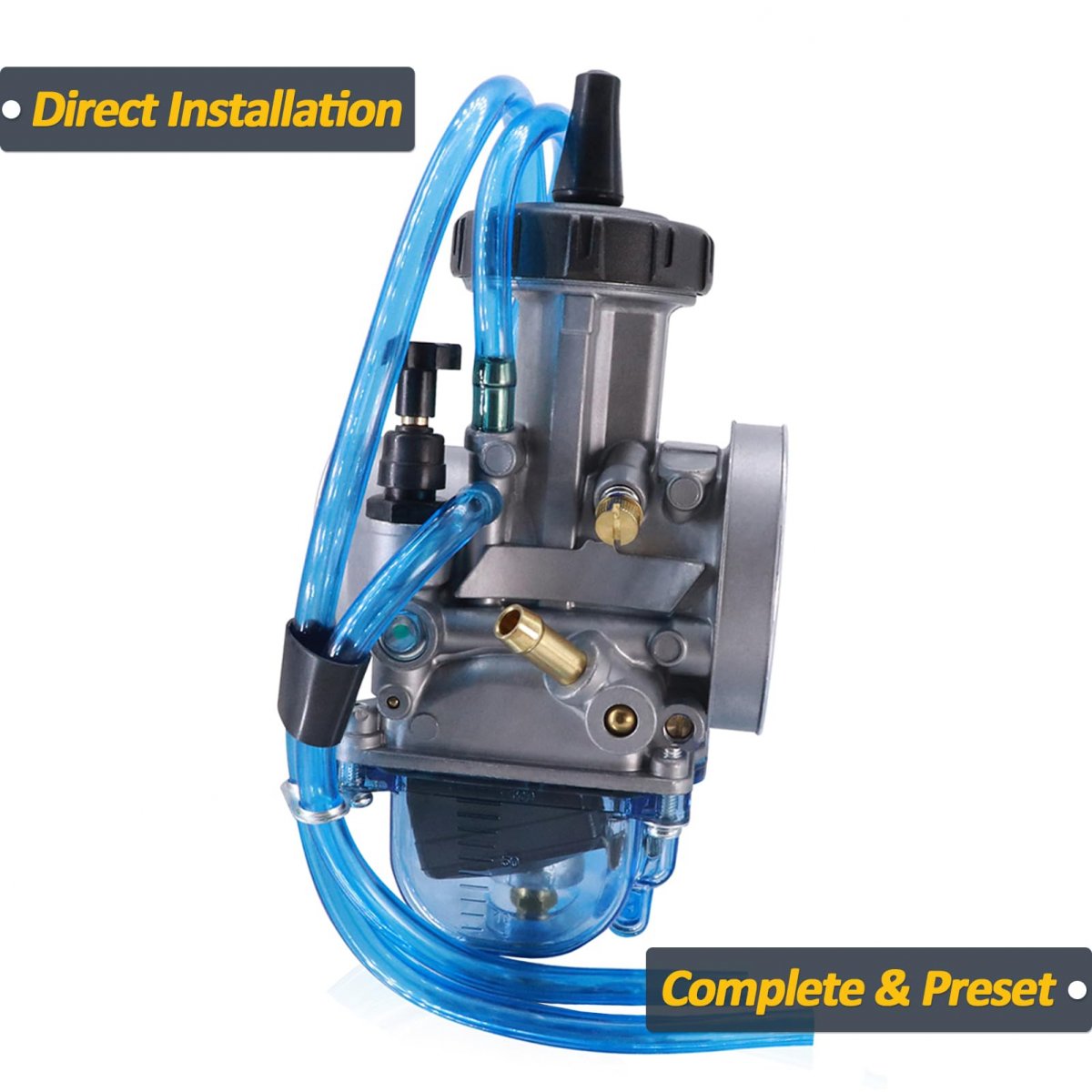 Svkzgfz Pwk 40mm Carburetor For Honda Cr250 Cr500r Atc250r Trx250r Yamaha Yfz350 Yz250 Suzuki Quadzilla Quadracer 500 Lt500r