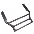 Secosautoparts Carbon Fiber Interior Cd Panel Decor Cover Trim Compatible With Ford Mustang 2015-2019