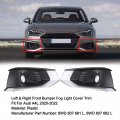 Topteng Car Fog Light Grille Cover Pair Front Bumperight Trim Fits For Audi A4l 2020-2022 8wd 807 681 L 682 Ng Car Fog Light