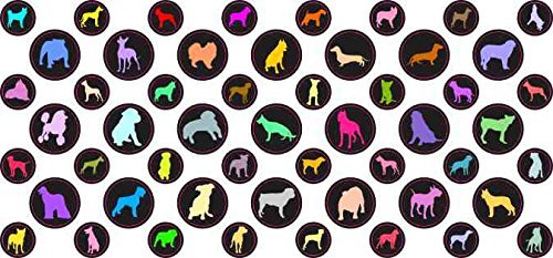 Stickertalk Dog Camera Dots Vinyl Sticker 1 Sheet Of 32 Stickers At 0 25 Inches Diameter 21 375
