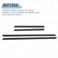 X Autohaux 4pcs Window Glass Seals Door Belt Weatherstrip For Nissan D21 Base Se Xe 2 4l L4 Gas 3 0l V6 1994