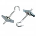 Uxcell 10pcs M5x90mm Carbong Steel Toggle Anchor Eye Screw Hook Washer Nut Assortment