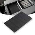Center Console Organizer Tray Liner For 2022 2026 Toyota Tundra 2023 Sequoia Anti Slip Black Silicone Rattle Protective Mat 1 