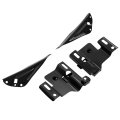 Set Of 4 Front Bumper Brackets For 2001-2007d Ranger Bl4905 Steel Electrophoresis Replacement For Fo1067143 Fo1066143 Fo1067144 