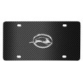 Chevrolet Impala 3d Chrome Logo License Plate Black Carbon Fiber Look Stainless Steel Universal Fit For Car Suv Truck 12 In X 6 