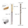 Uxcell M2 X 0 4 Spiral Point Thread Tap And 1 6mm Drill Bit Set Metric Titanium Plated Cobalt High Speed Steel Machine Screw