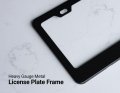 Roosevelt Washington Laser Etched Vanity Black Metal License Plate Frame