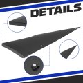 Hecasa Rear Quarter Moldings For 2016-2022 Toyota Prius Prime Awd-e Outer Pillar Molding Cover Applique Window Trim Panel