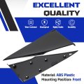 Hecasa Rear Quarter Moldings For 2016-2022 Toyota Prius Prime Awd-e Outer Pillar Molding Cover Applique Window Trim Panel