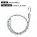Meccanixity Cable Pulling Grip 5 2ft 62 99 Inch Wire Mesh Puller Socks Anti-slip Wrap Side Pull Galvanizing Steel Grips Net