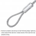 Meccanixity Cable Pulling Grip 5 2ft 62 99 Inch Wire Mesh Puller Socks Anti-slip Wrap Side Pull Galvanizing Steel Grips Net