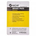 Niche Brake Pad Set For Kawasaki Ninja Zx12r 43082-1257 43082-0115 Front Rear Organic