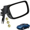 Left Unpainted Side View Heated Mirror Power Non Folding Replacement For Camry Sedan 4-door 2007 2008 2009 2010 2011 To1320214 