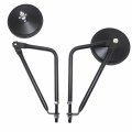 Round Rear View Side Mirrors For 2007 2017 Jeep Wrangler Jk Shake Proof Door Off With 5 In Reinforced Glass And Steel Arms 