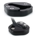 Motorcycle Side Stand Extension Enlarger Plate Pad For Xjr1300 2000 2013 Cnc Machined Billet Aluminum Kickstand Shoe With Bolts 