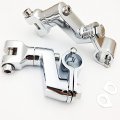 1 Engine Guard Longhorn Footpeg Clamps For V-star Xv250 Roadstar Xv1700 Chromed B00ywbz3gy 