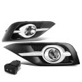 Auto Dynasty For Honda Crv Rm Pair Of Bumper Driving Fog Lights W Bezel Switch Clear Lens 
