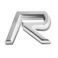 Auto Dynasty 3d Letter Metal Emblem R Badge