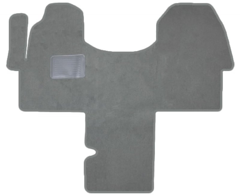 Auto Mat Store One-piece Front Carpet Floor With Serge Edges And Heel Pad For 2019-current Mercedes-benz Sprinter Vans Rv Gray