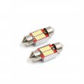 Uxcell 10pcs 31mm White 10 Leds 4014 Surface Mount Device Canbus Festoon Dome Light For Car Interior