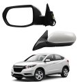 Dasbecan Left Driver Side Mirror For 2017-2022 Honda Hrv With Power Glass Manual Folding Non-heated Platinum White Pearl 