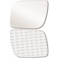 Mirror Glass For 2011 2019 Ford Explorer Driver Side Left Lh 8 In Diagonal With Full Size Adhesive Flat Trapezoid Shape